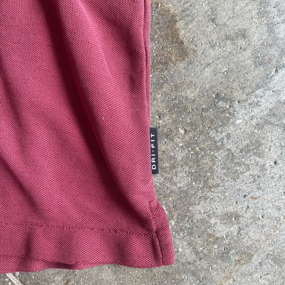 Nike Dri Fit Golf Polo Mens Size Large Shirt short fitted - Picture 5 of 7